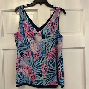 Lilly Pulitzer Florin Reversible Tank Top, Size Medium
